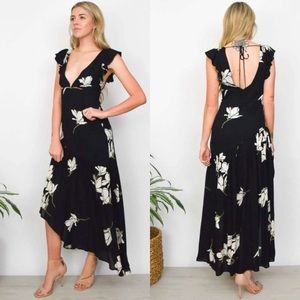 FREE PEOPLE, She’s a Waterfall, Maxi Floral Dress